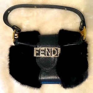 FENDI MINK FUR BAGUETTE